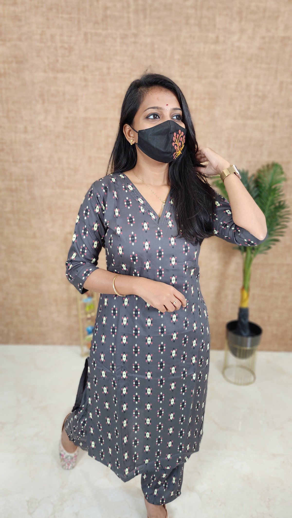 Cord Set (pant & top)(9949)