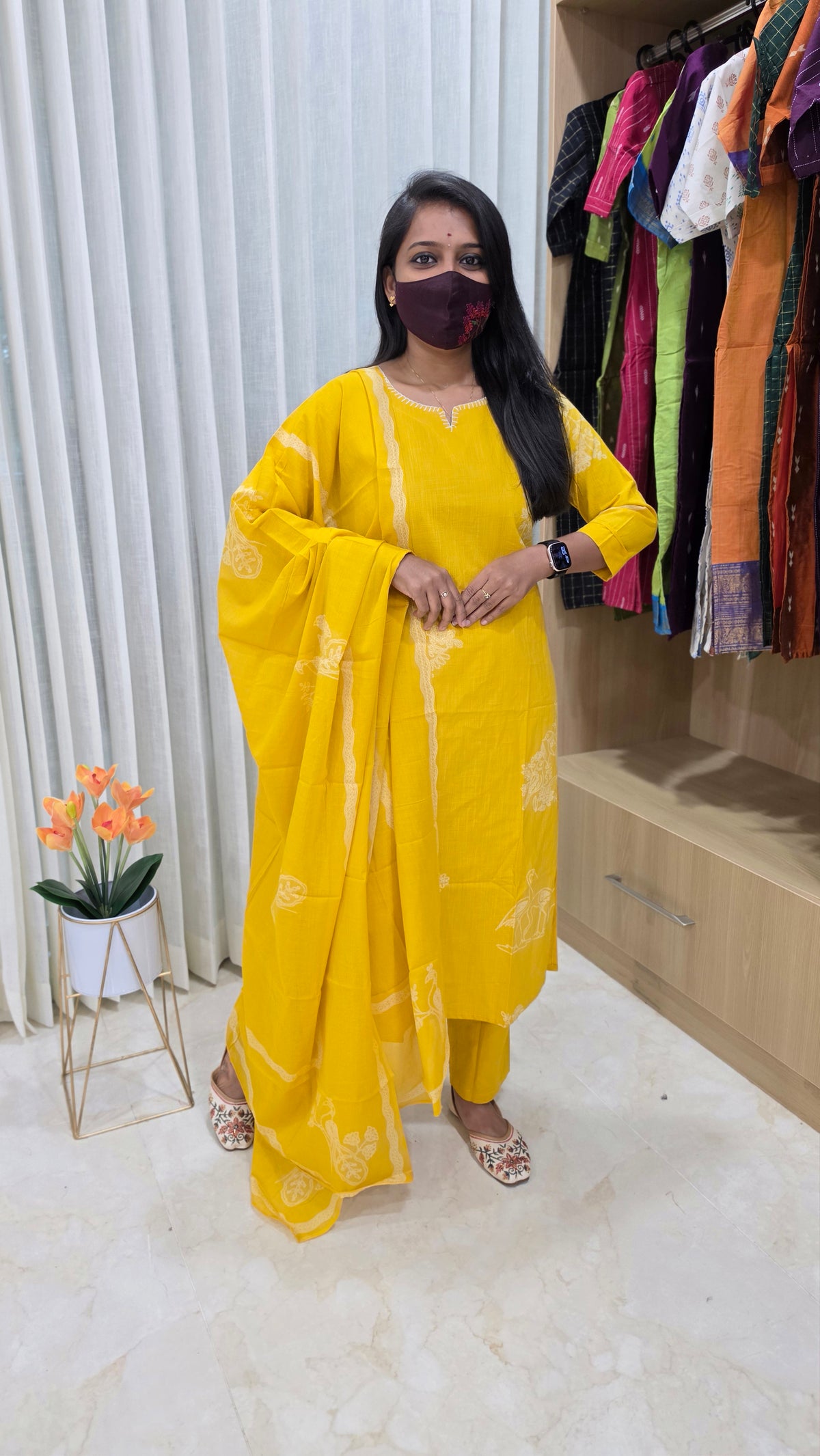 Cotton salwar set(13302)