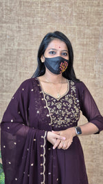 Ethnic Salwar set (Kurti+Dupatta)(11430)