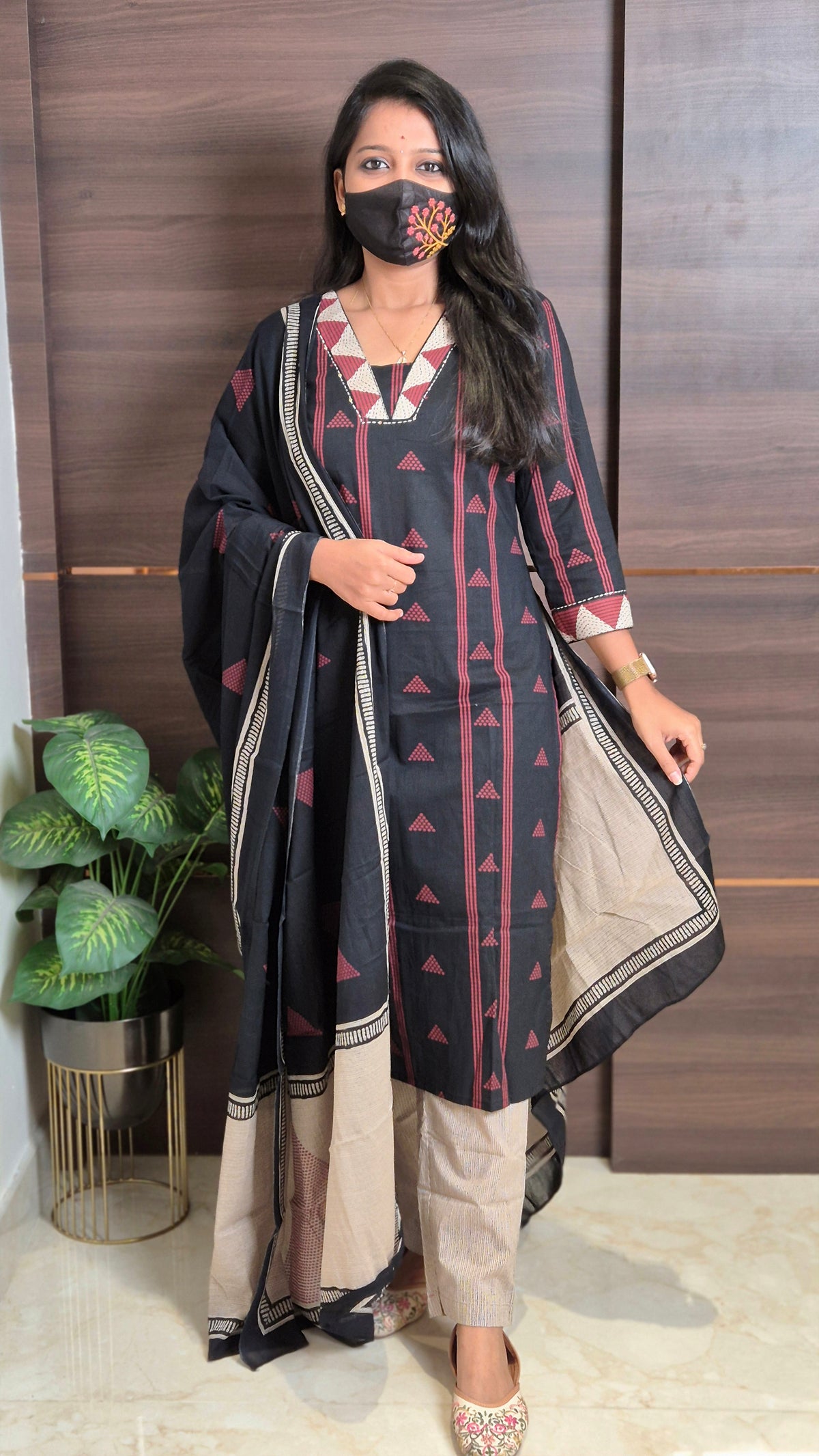 Handloom Cotton Salwar set(11255)