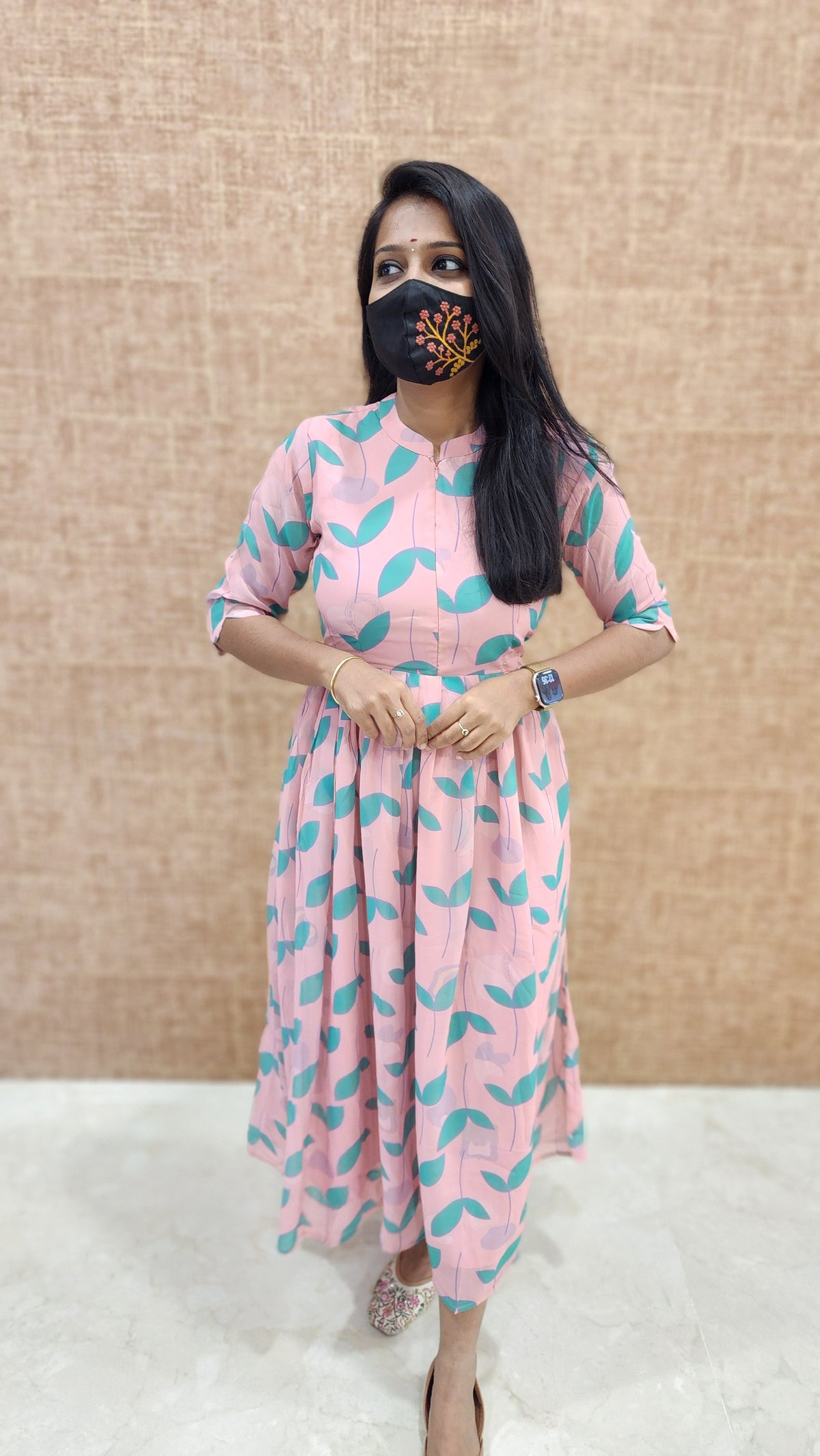 Floral Poetry Maxi Frock (9763)c