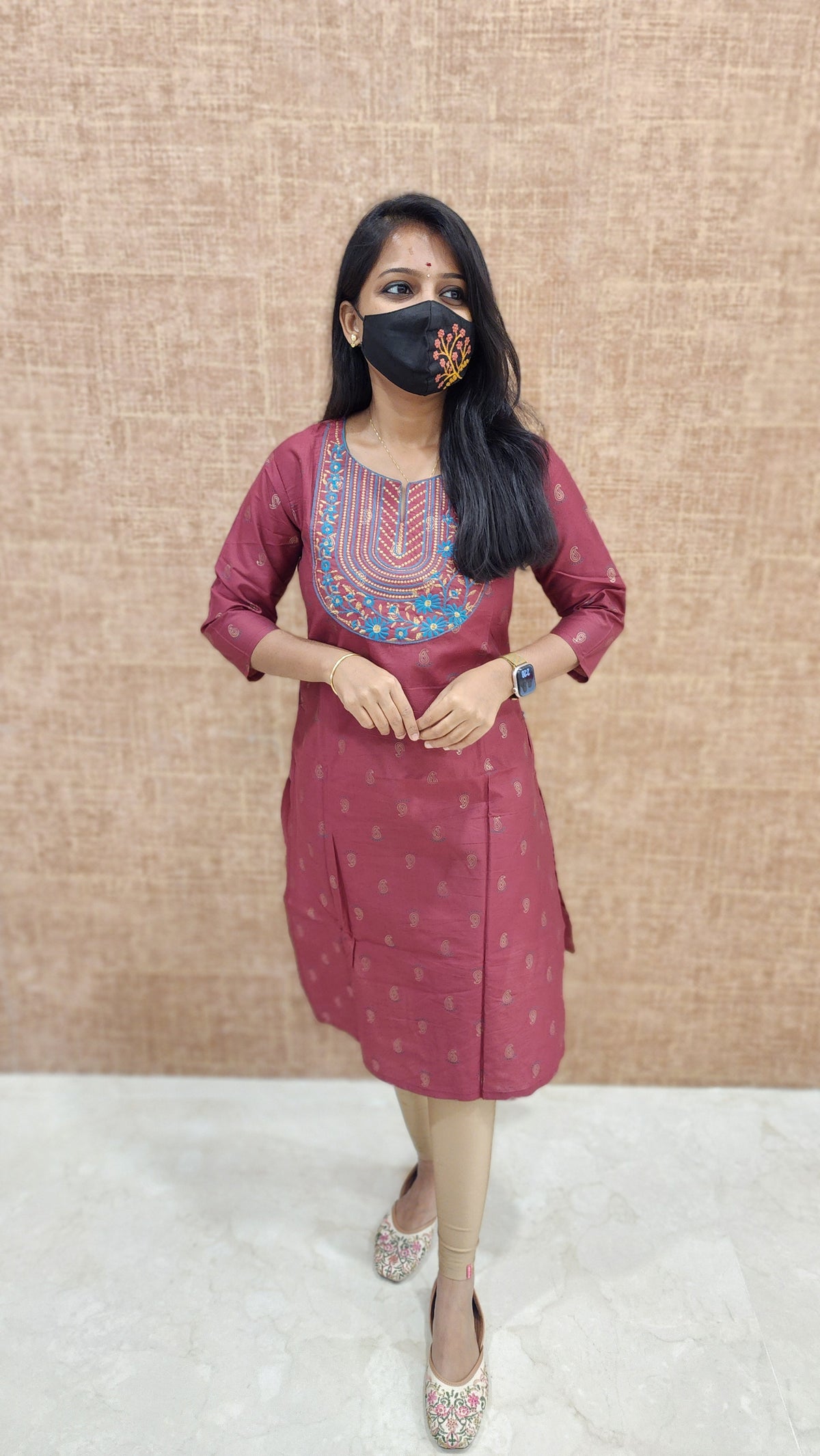 Office Wear - Embroidery (9163)