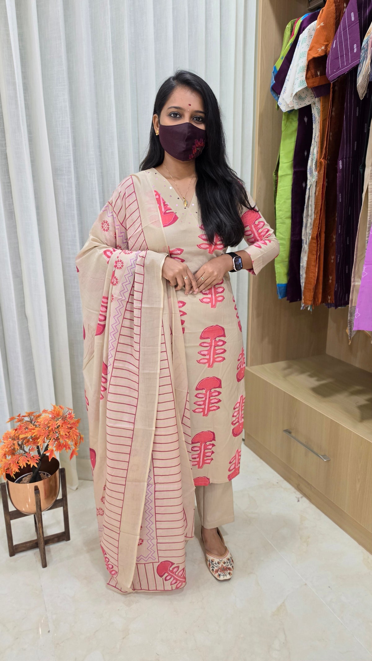 Cotton salwar set(13445)