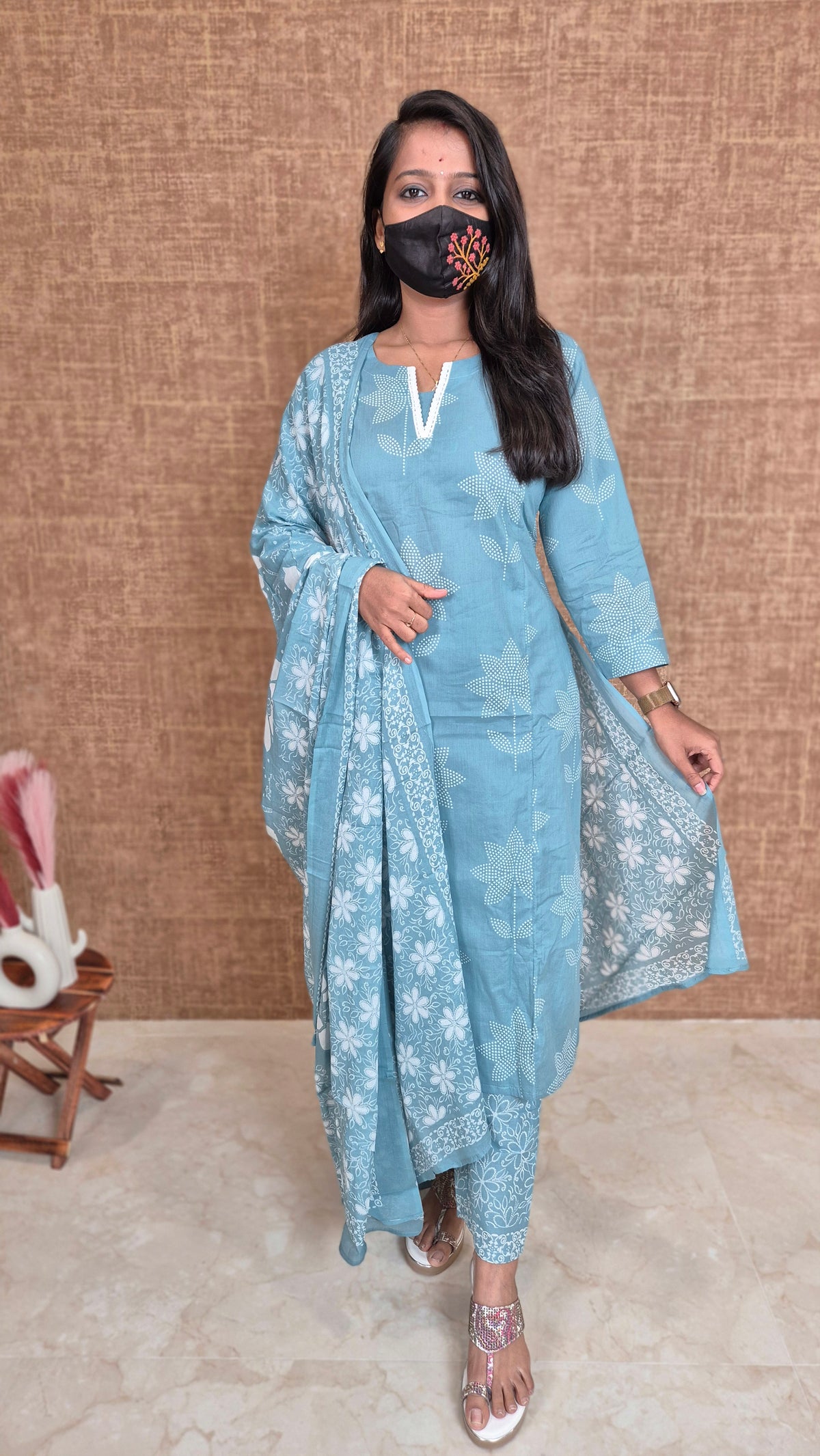 Cotton salwar set (11219)