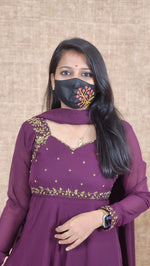 Salwar Set (Kurti+Dupatta) (9974)c
