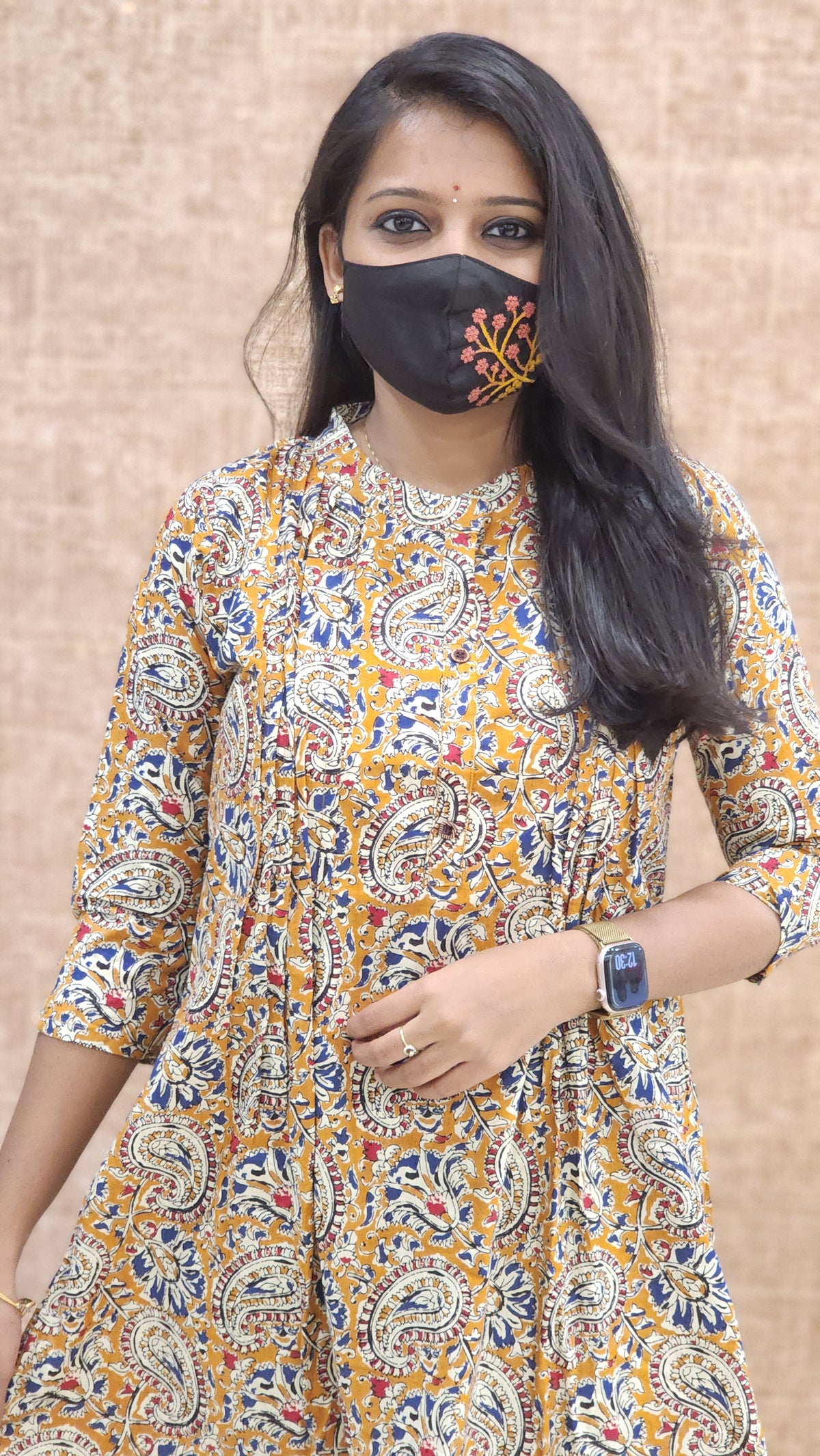 Kalakari Floral Short Top (9631)c