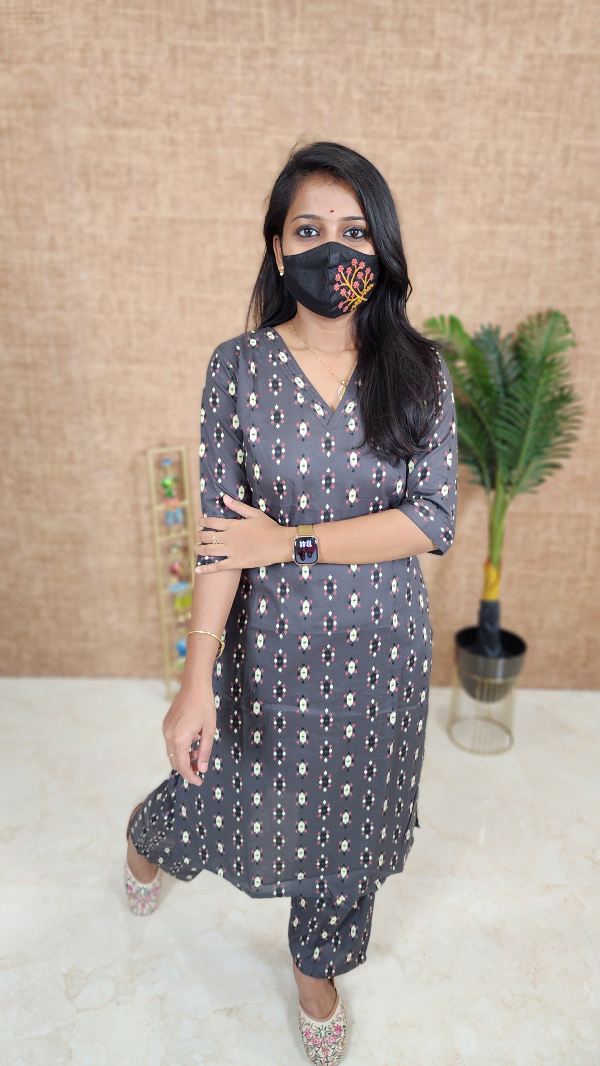 Cord Set (pant & top)(9949)