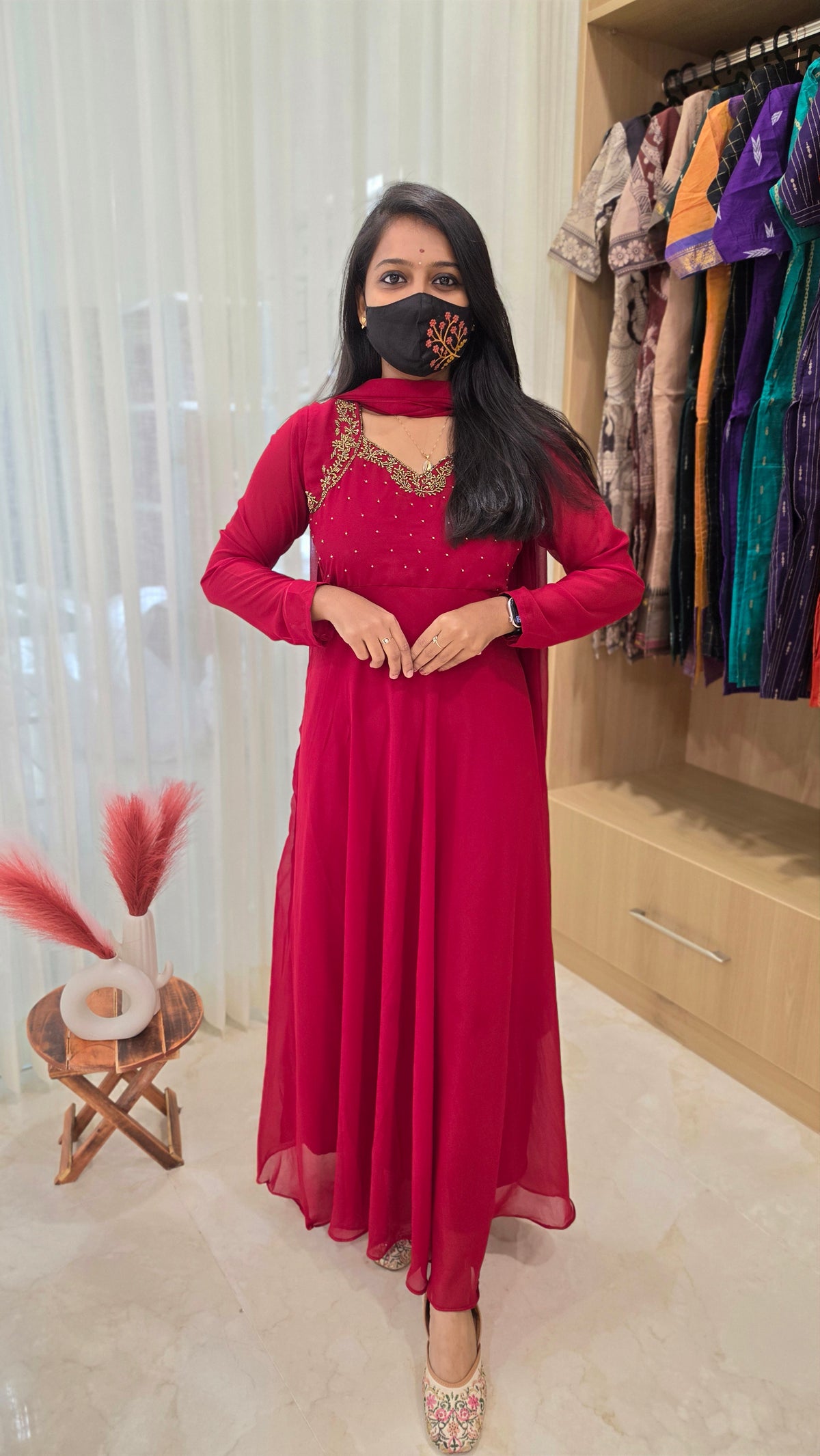 Thara Salwar Set (Kurti+Dupatta) (11991)