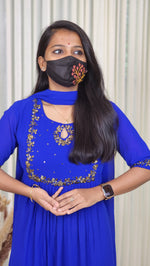 Ethnic Salwar set (Kurti+Dupatta)(10868)c5
