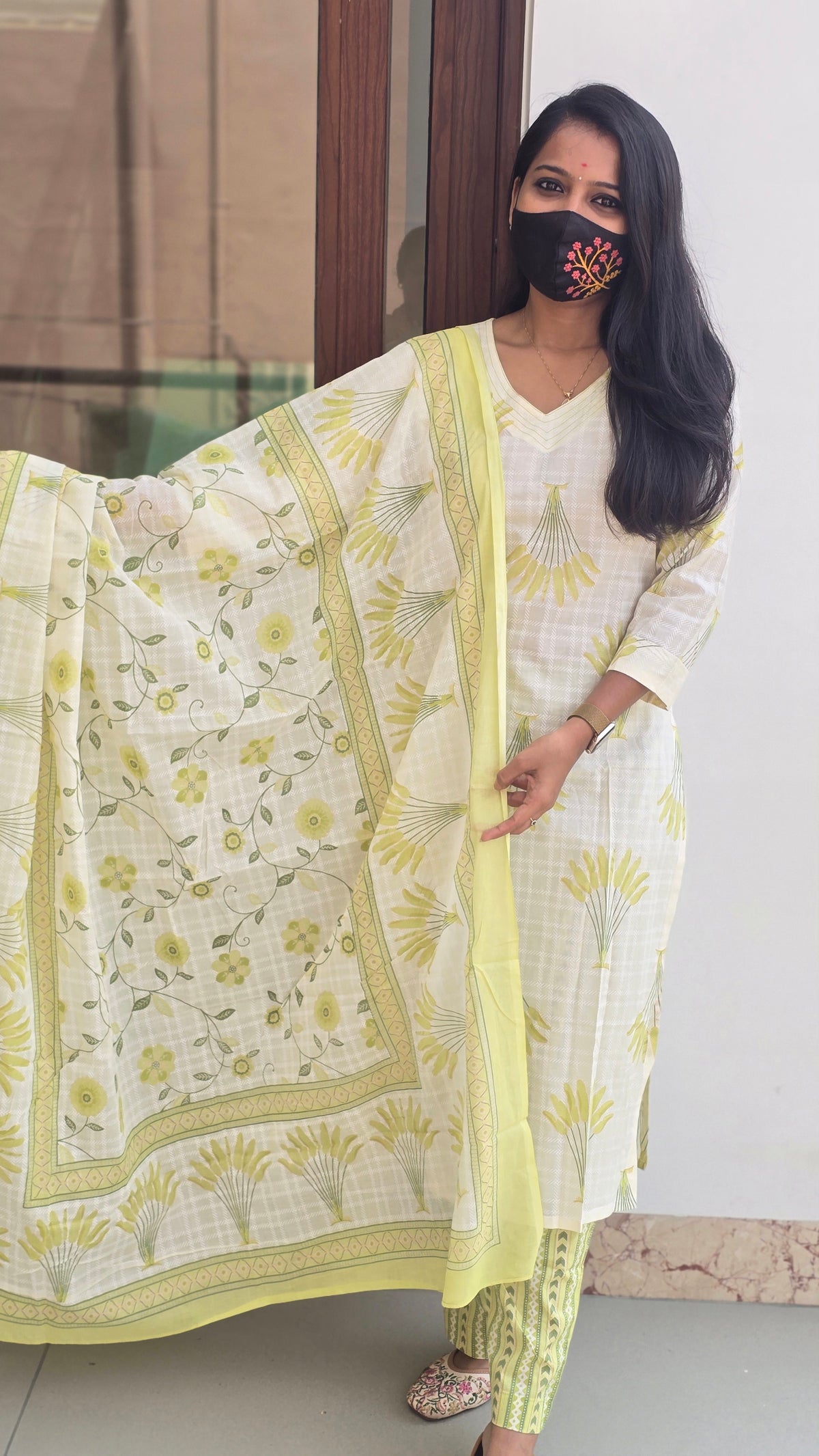 Cotton salwar set (11187)
