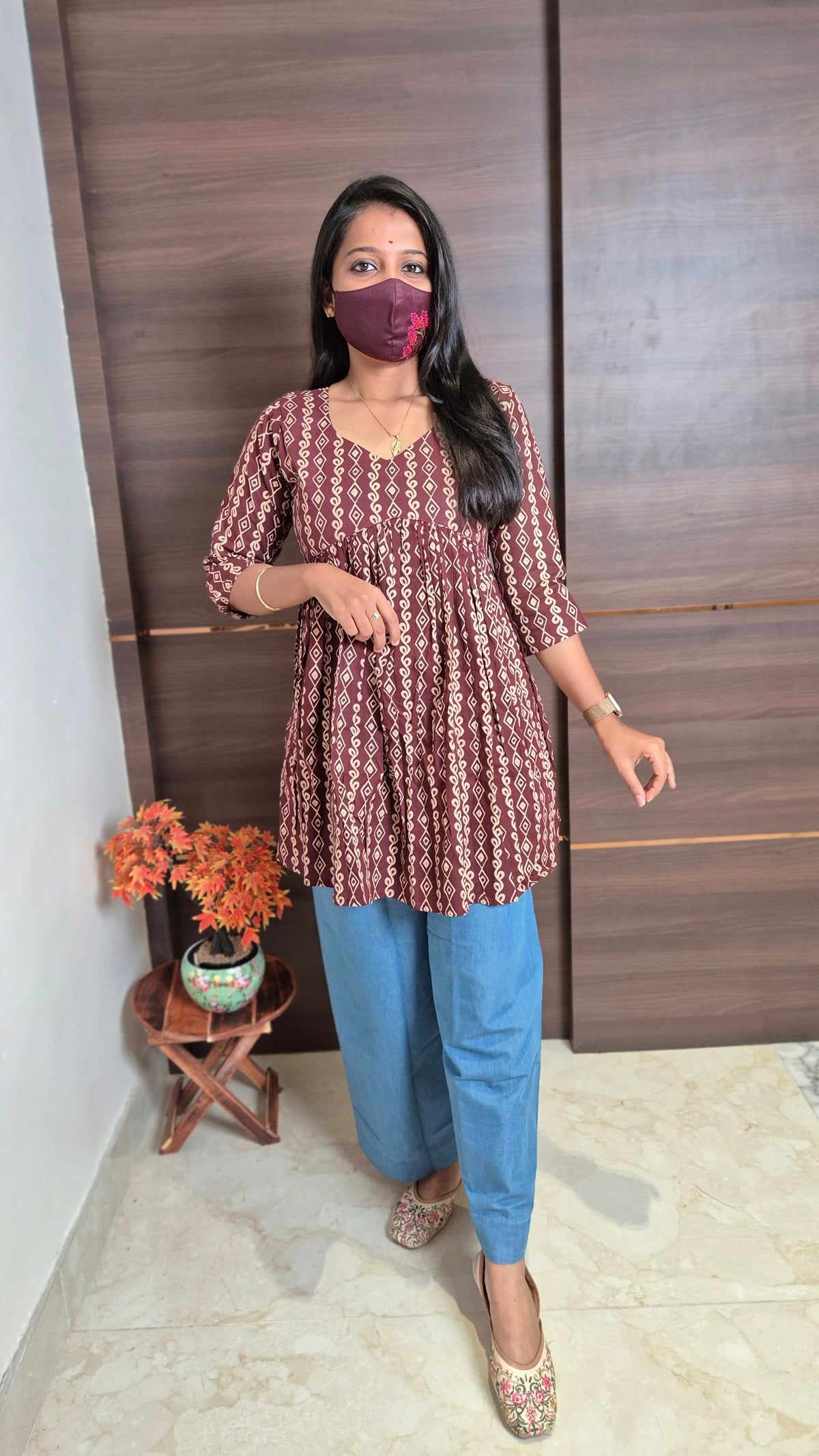 Peplum top (11314)