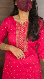 Office Wear kurti-Embroidery kurti(12030)