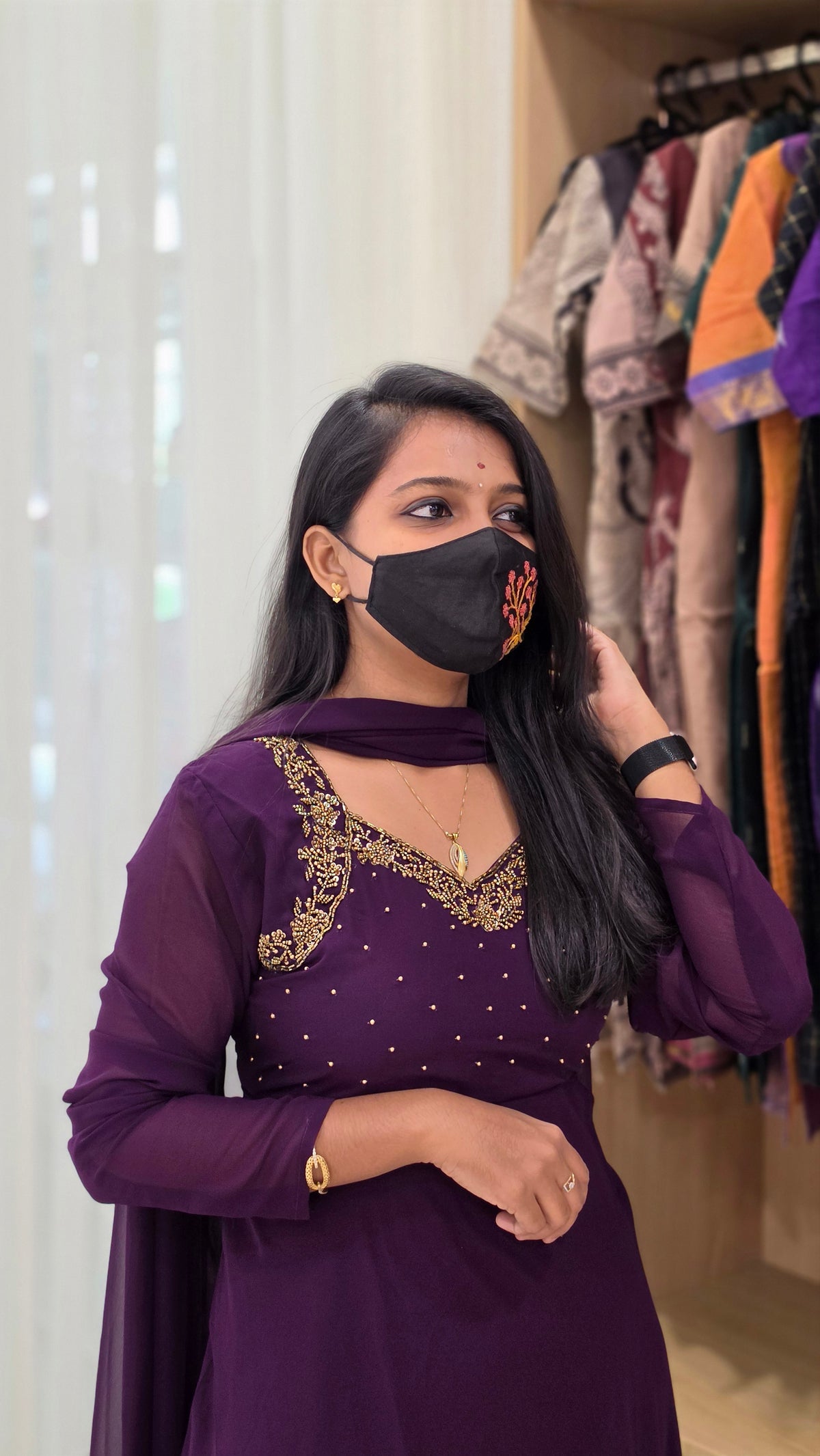 Thara Salwar Set (Kurti+Dupatta) (11989)