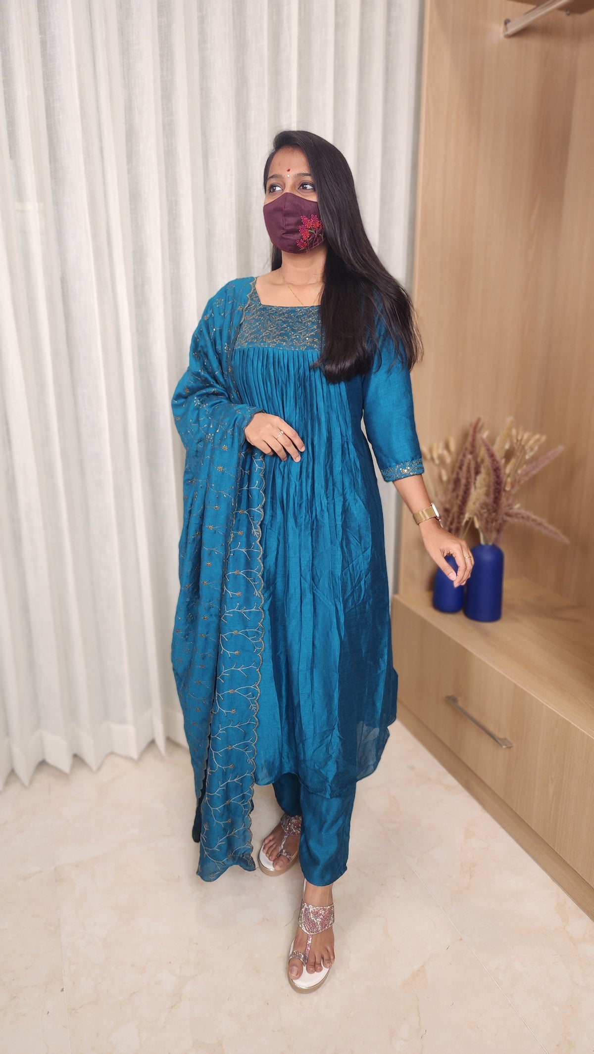 Anarkali Salwar set (10857)c4