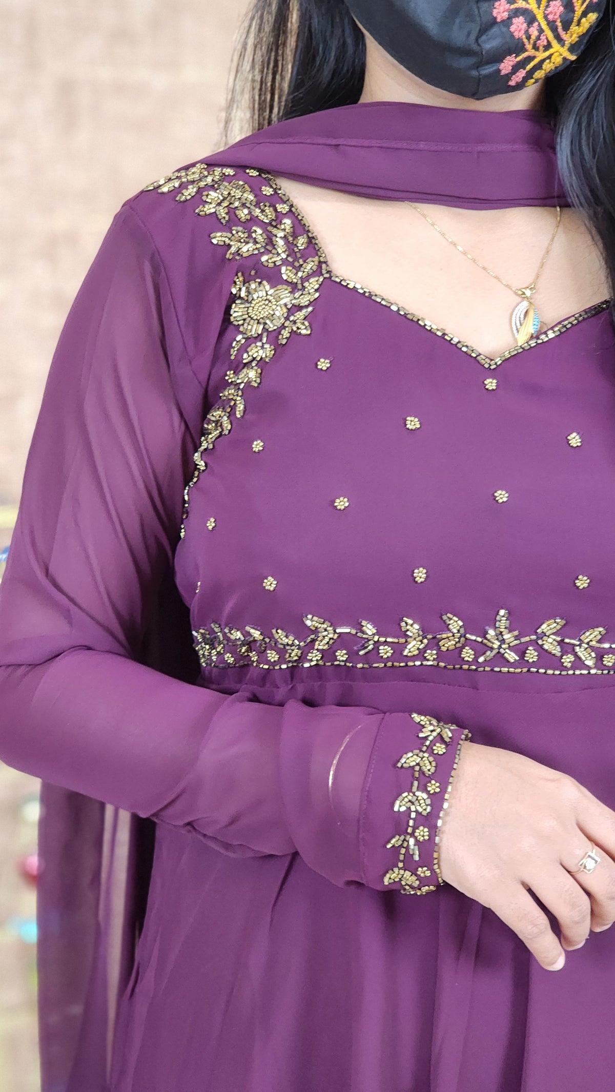 Salwar Set (Kurti+Dupatta) (9974)c
