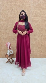 Ethnic Salwar set(Kurti+Dupatta)(12308)