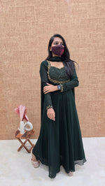 Ethnic Salwar set(Kurti+Dupatta)(12309)