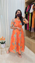 Western wear frock(13291)