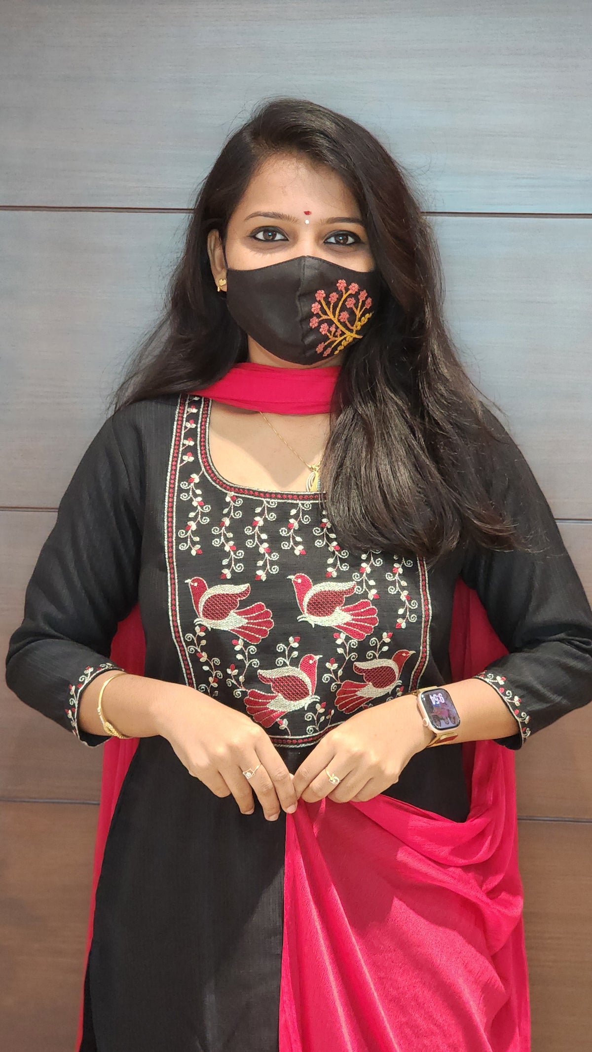 Office Wear - Embroidery(8296)