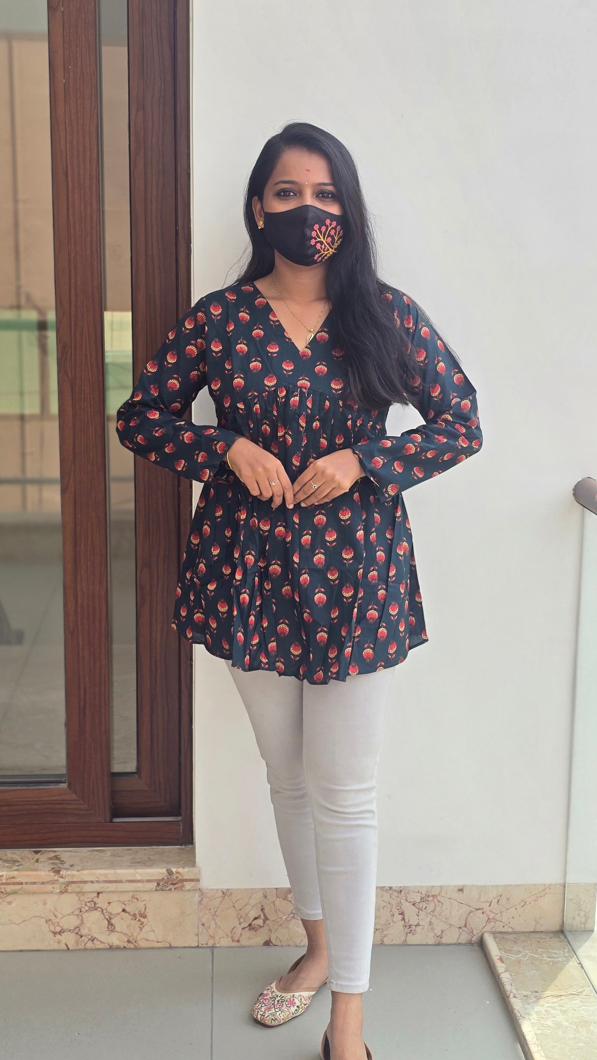 Peplum top (11176)