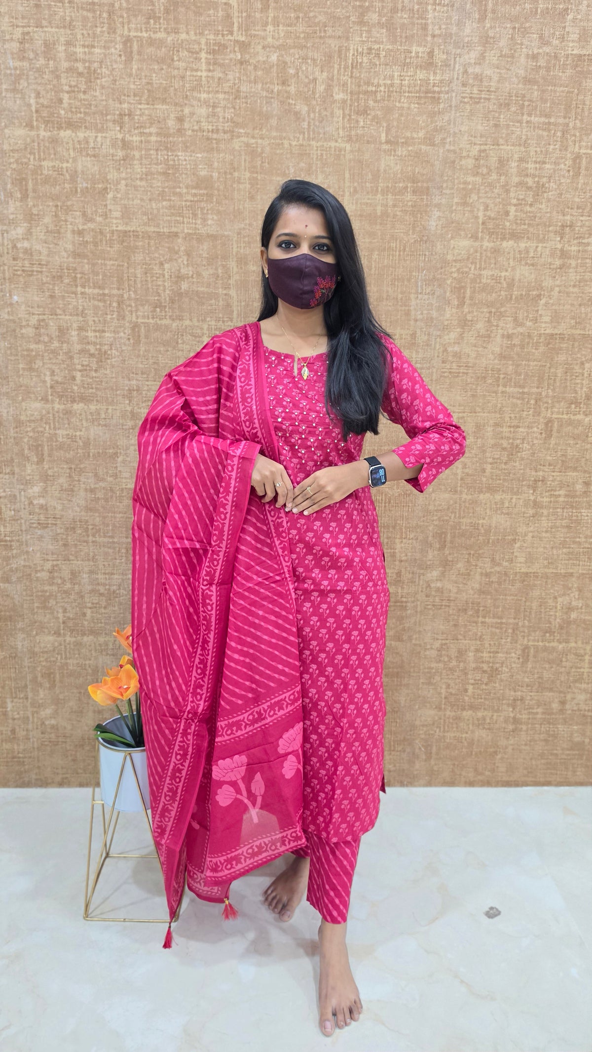 Cotton salwar set (11179)