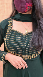 Ethnic Salwar set(Kurti+Dupatta)(12309)