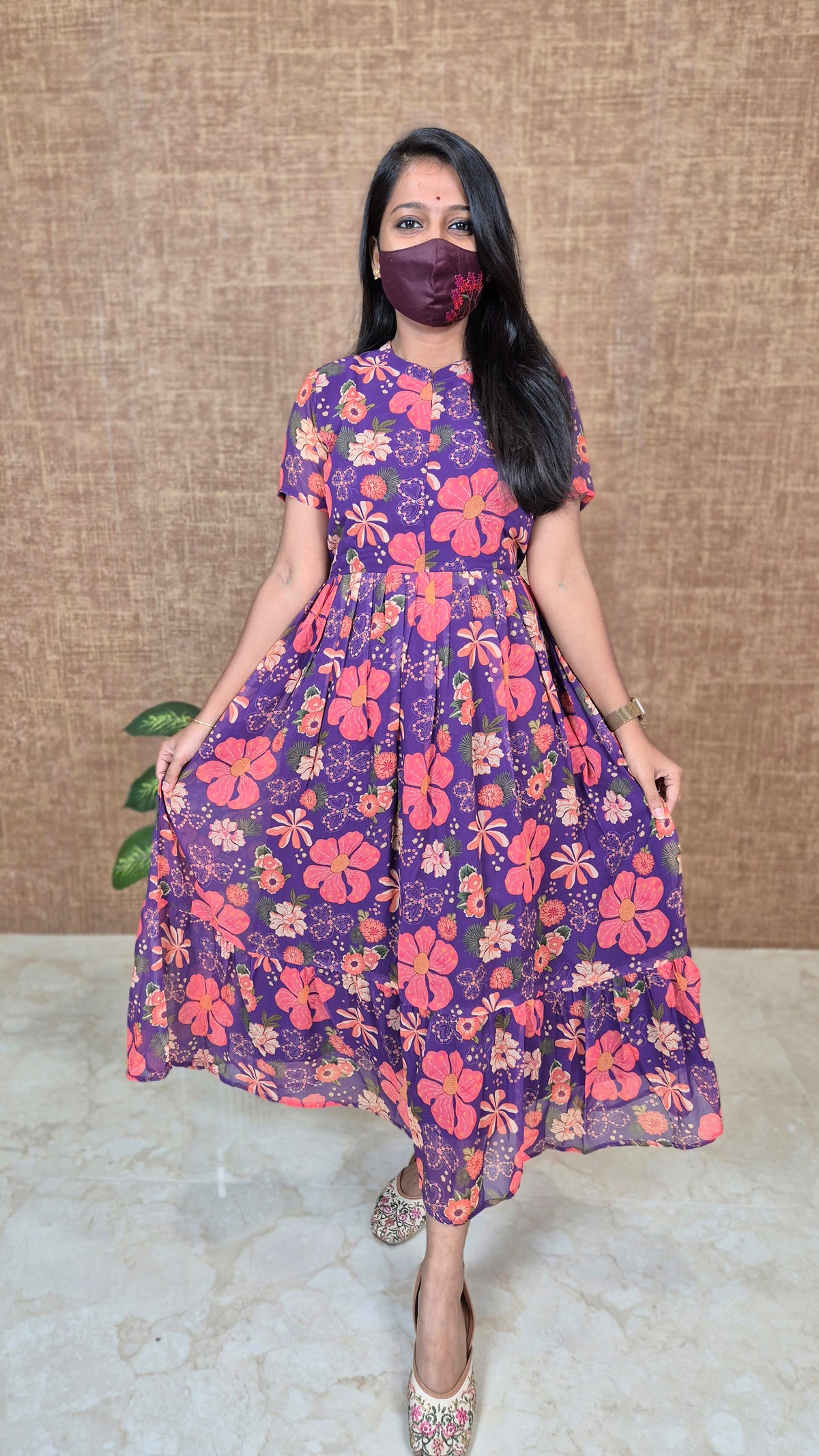Western wear frock(11393)