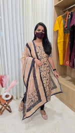 Nadhya Salwar Set (kurti+Dupatta)(13038)
