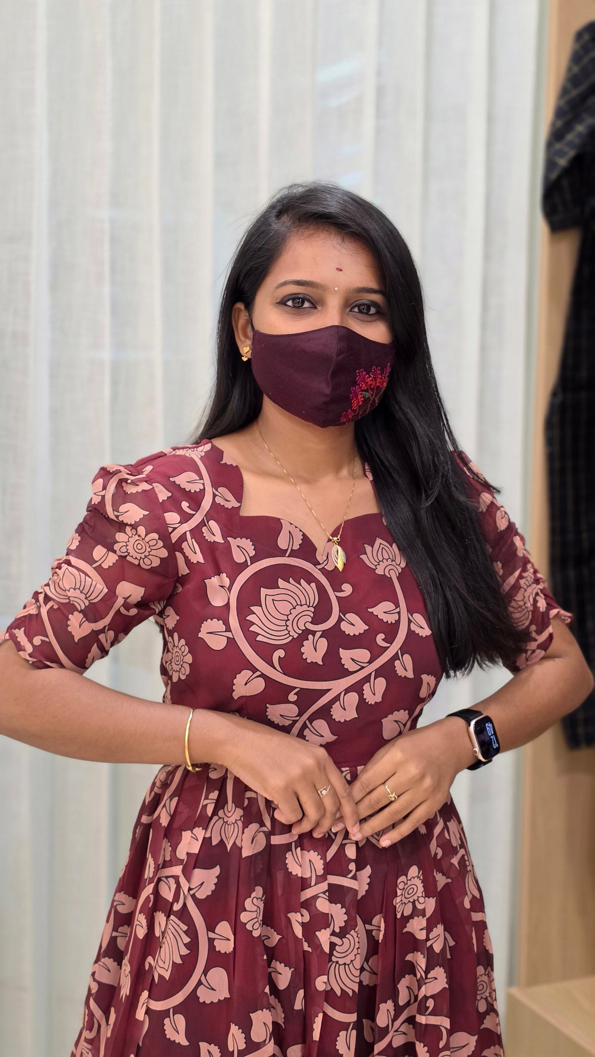 Western wear frock(13289)