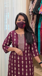Office Wear kurti-Embroidery kurti (12139)