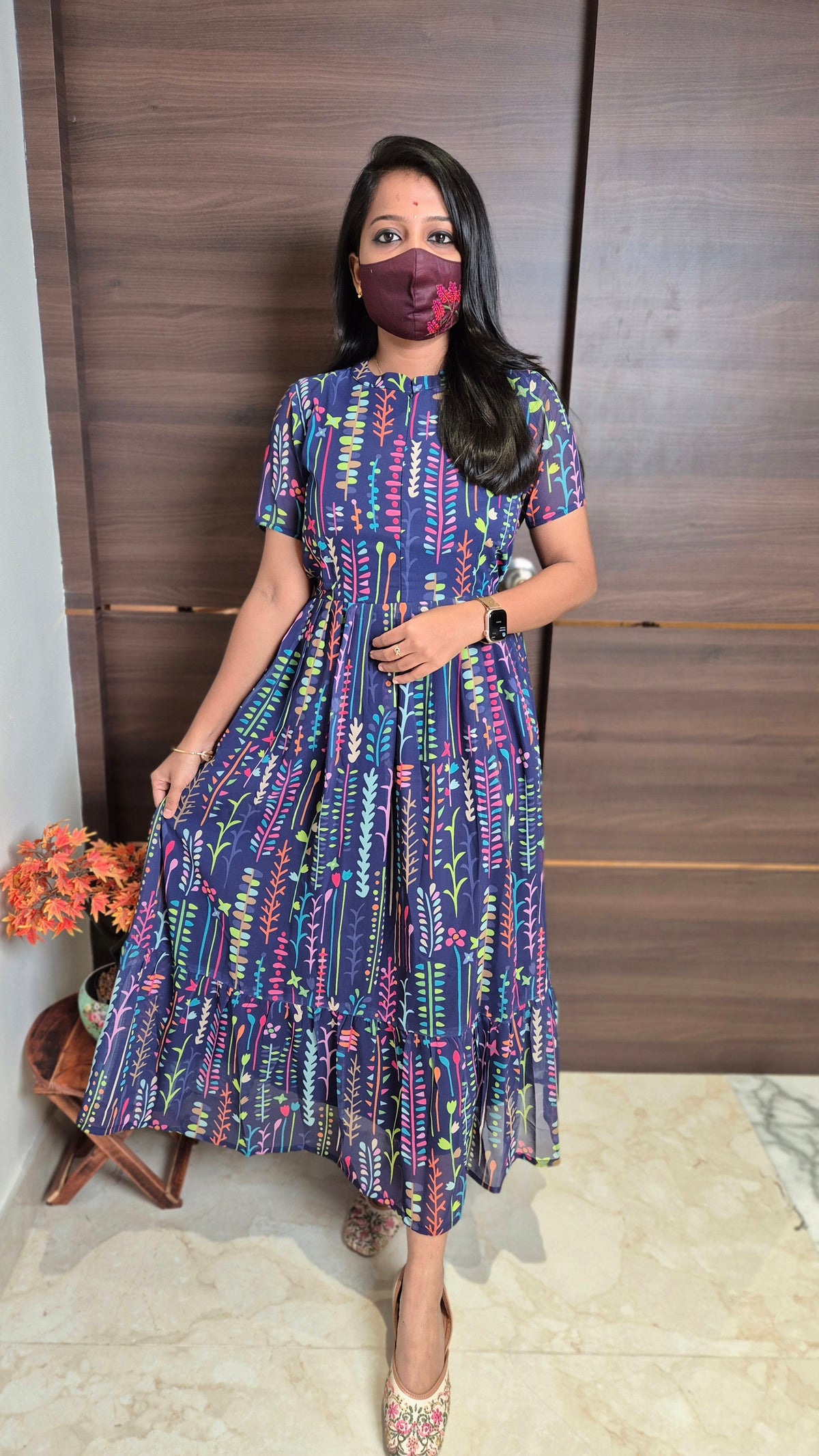 Western wear frock(11494)