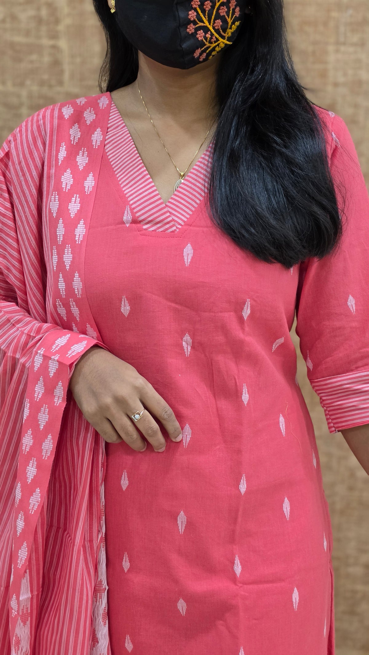 Handloom Cotton Salwar set (11569)