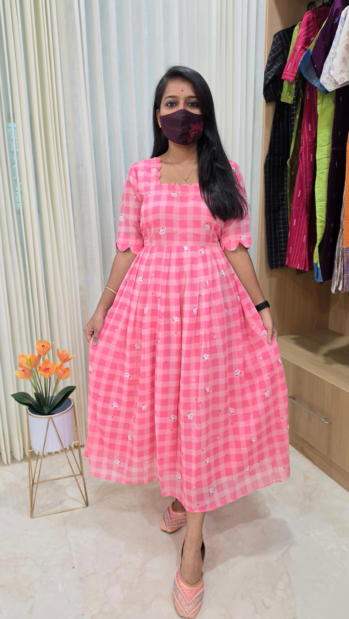 Western wear frock(13290)