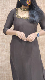 Jewel Neck kurti (9409)c3