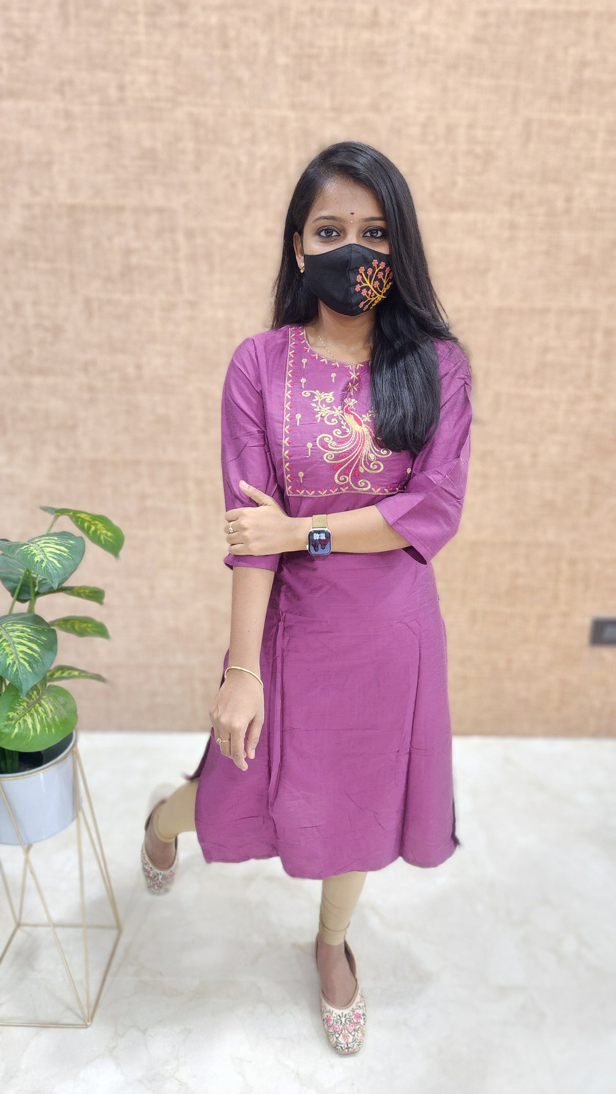 Office Wear - Embroidery (9695)