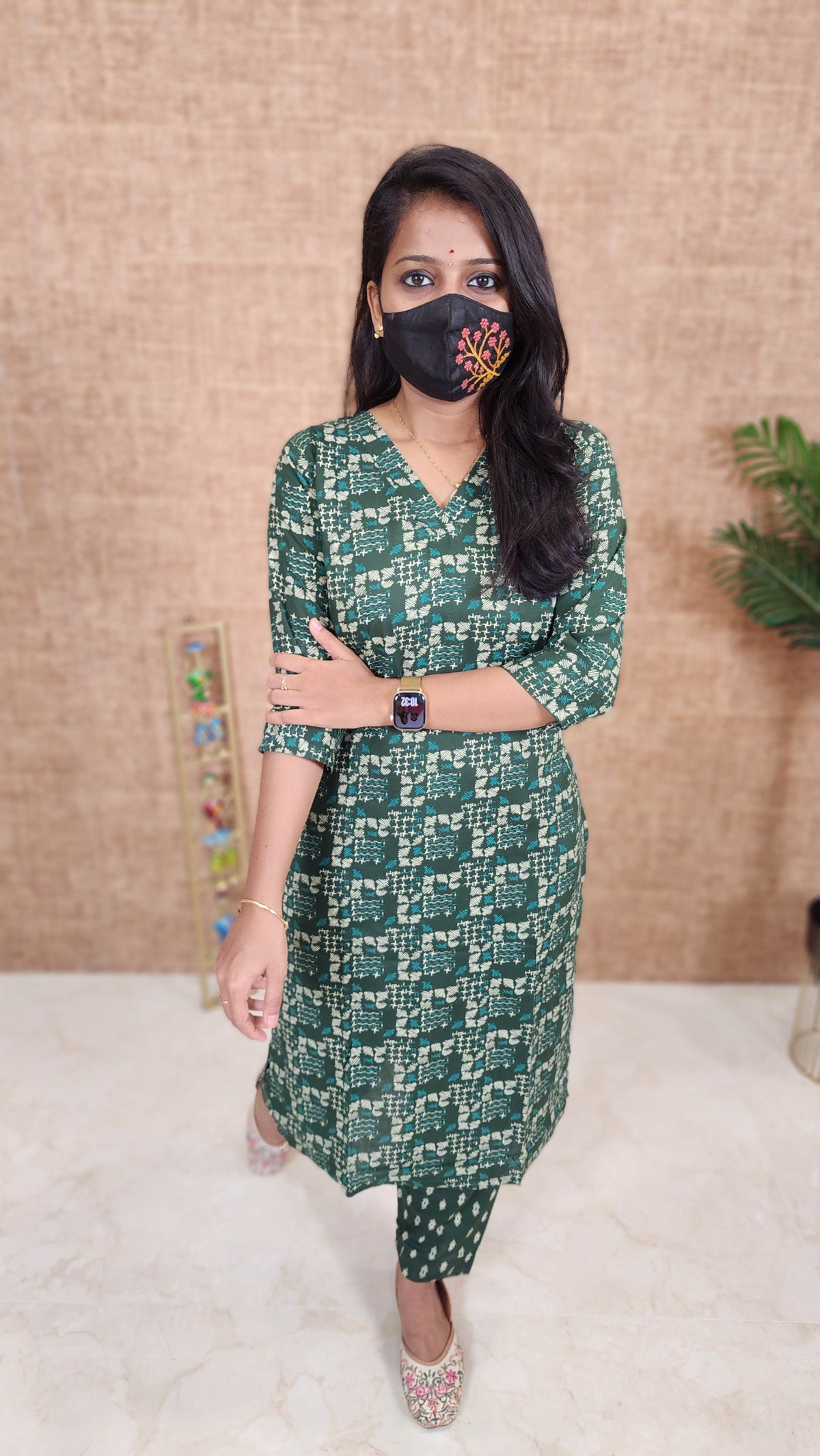 Cord Set (pant & top)(9943)