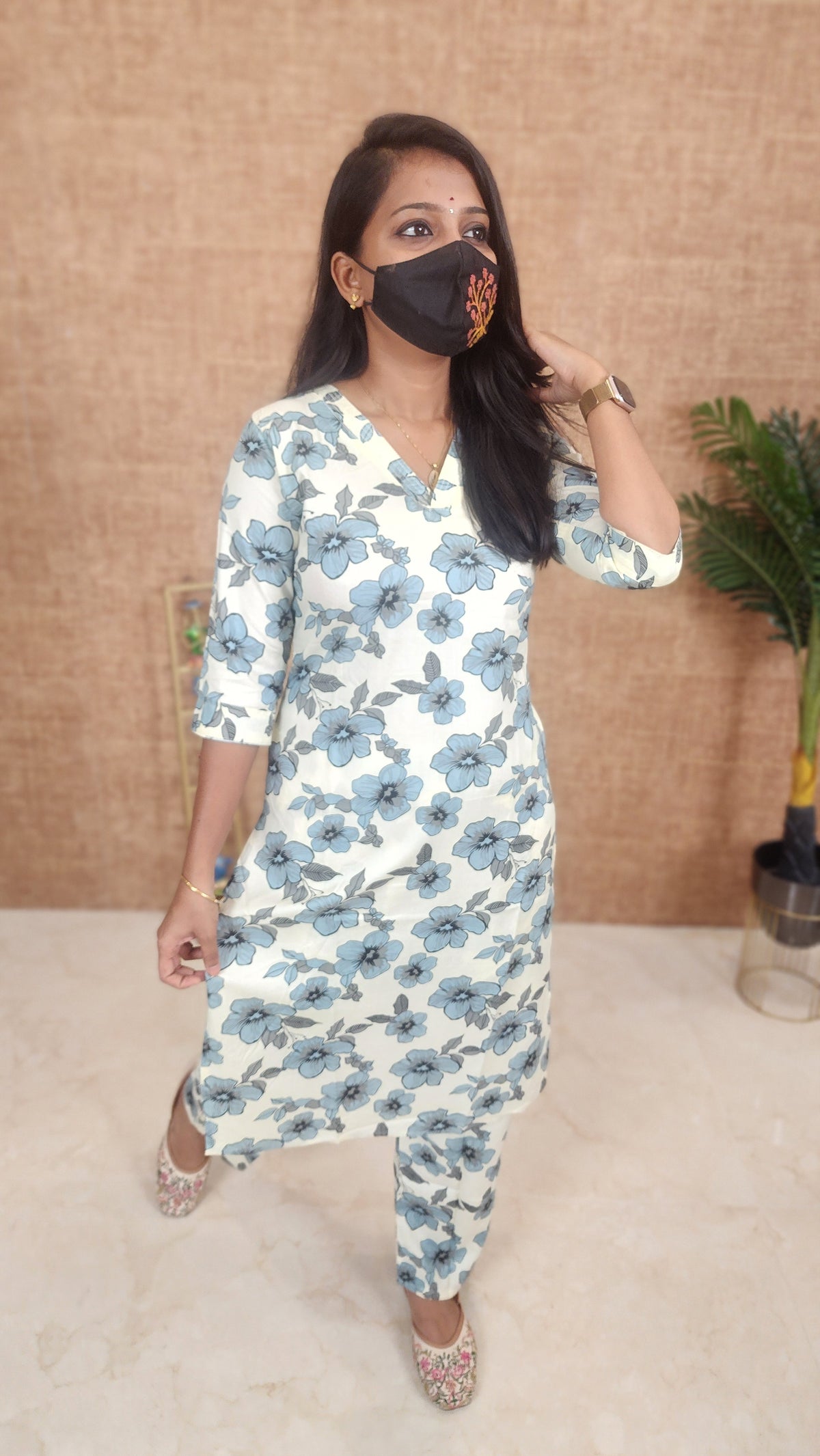 Cord Set (pant & top)(9942)