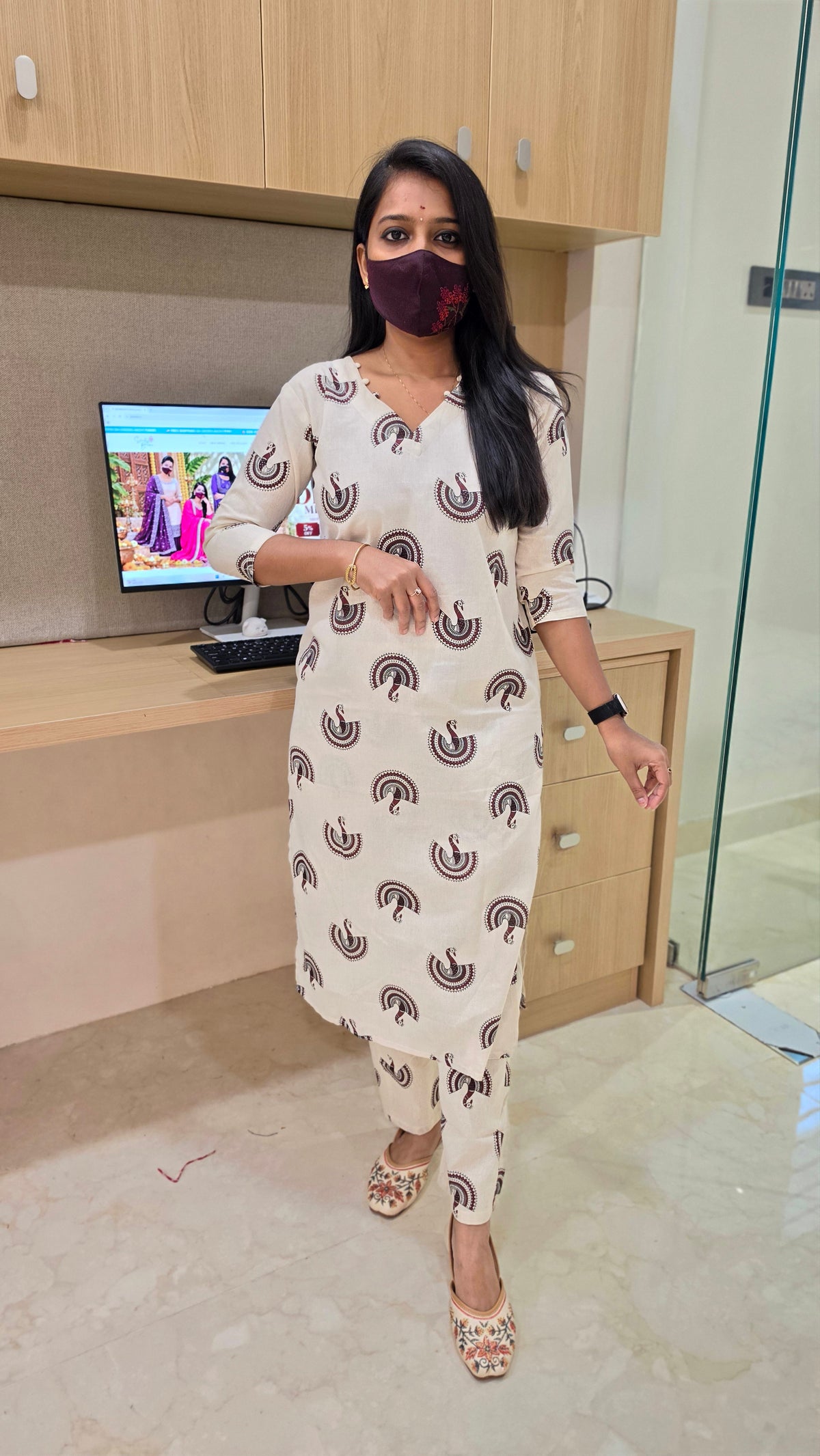Warli cotton cordset(13521)