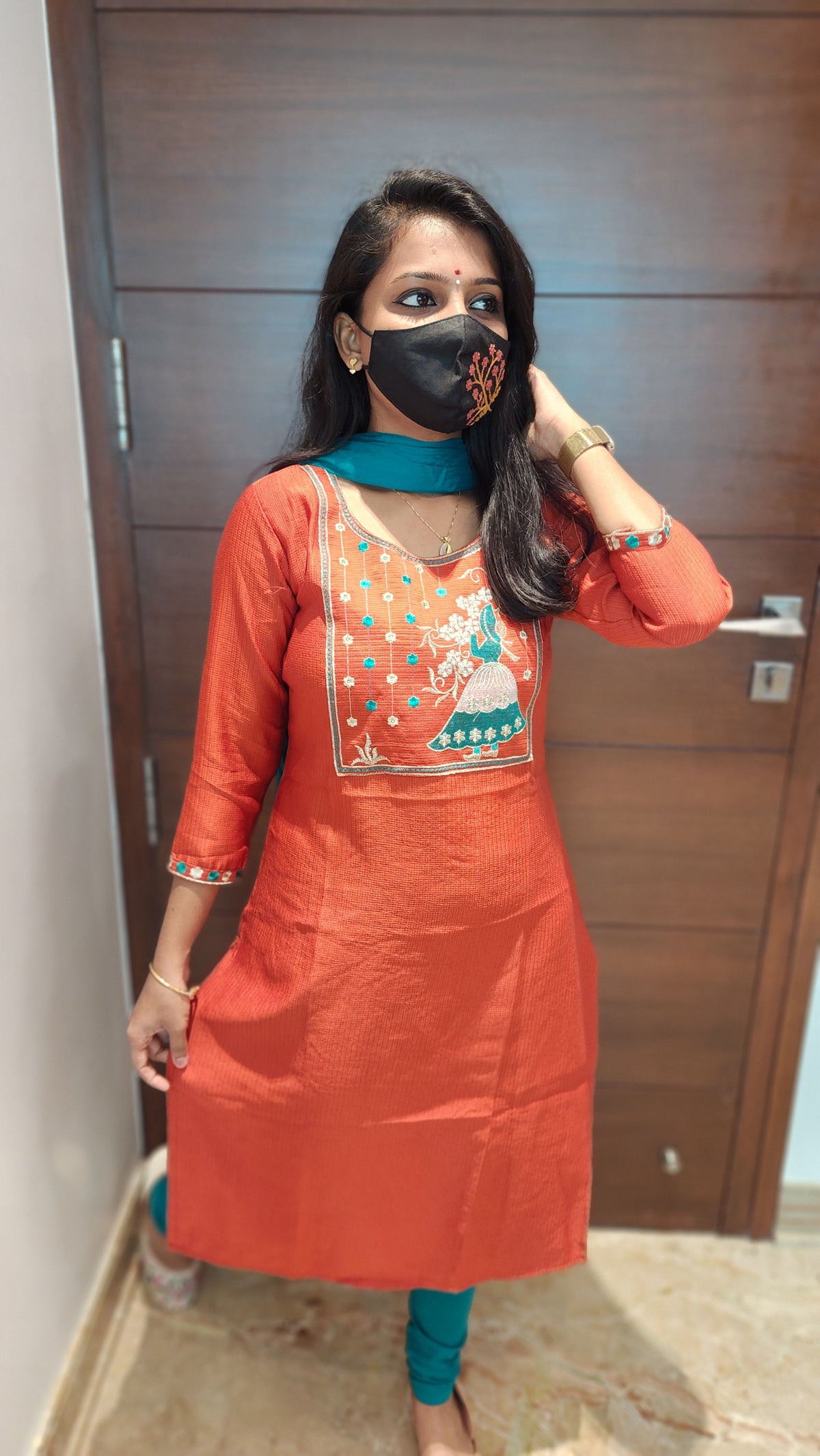 Office Wear - Embroidery(8302)c