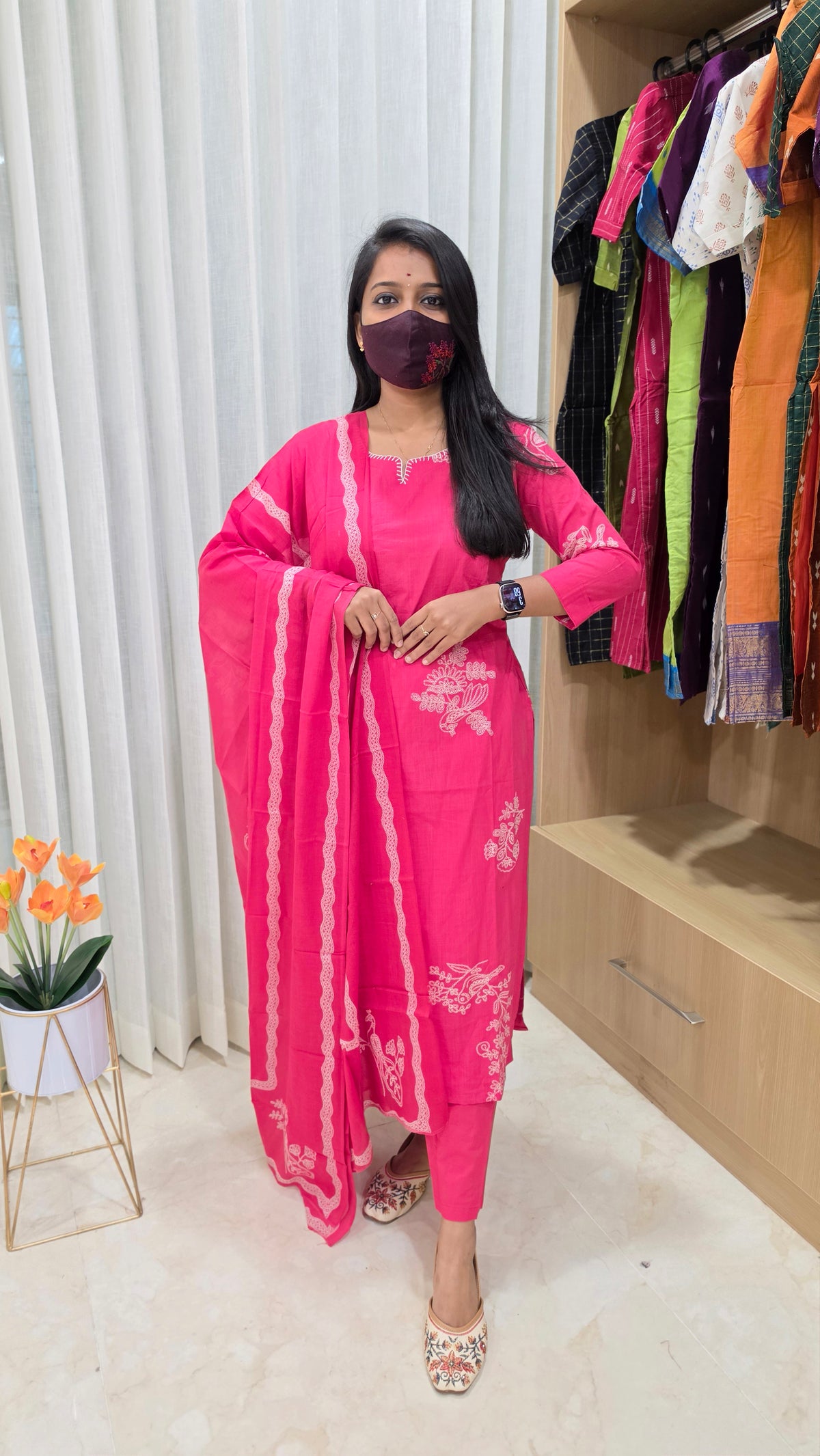 Cotton salwar set(13300)