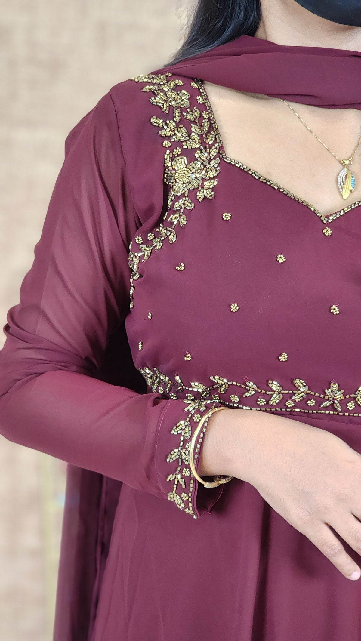 Salwar Set (Kurti+Dupatta) (9972)