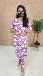 Cord Set (pant & top)(9945)