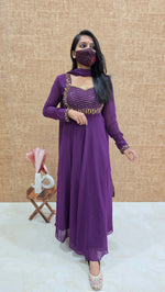 Ethnic Salwar set(Kurti+Dupatta)(12310)