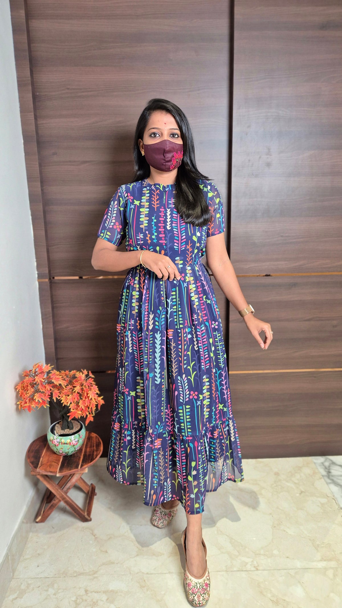 Western wear frock(11494)