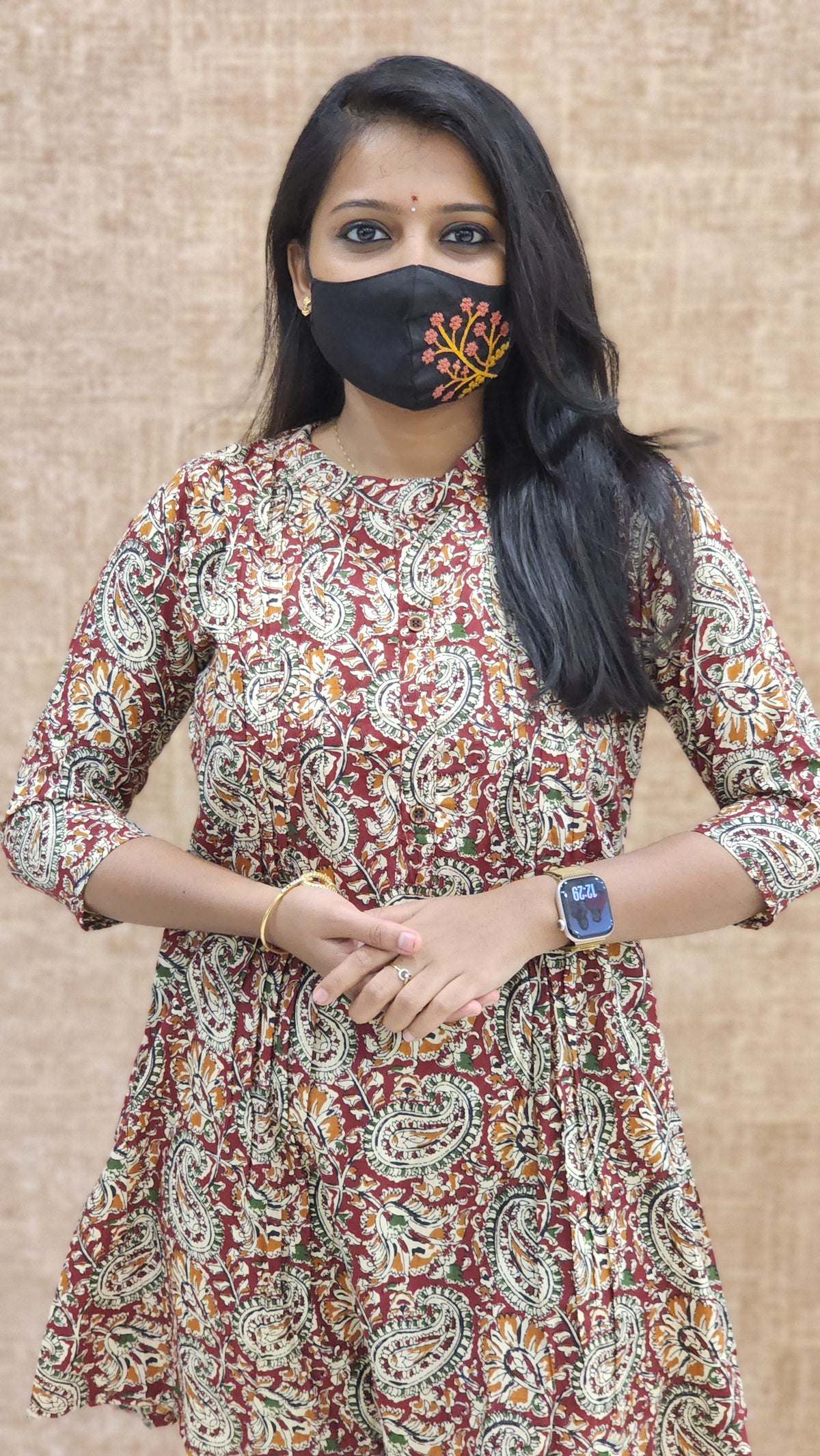 Kalakari Floral Short Top (9630)c2