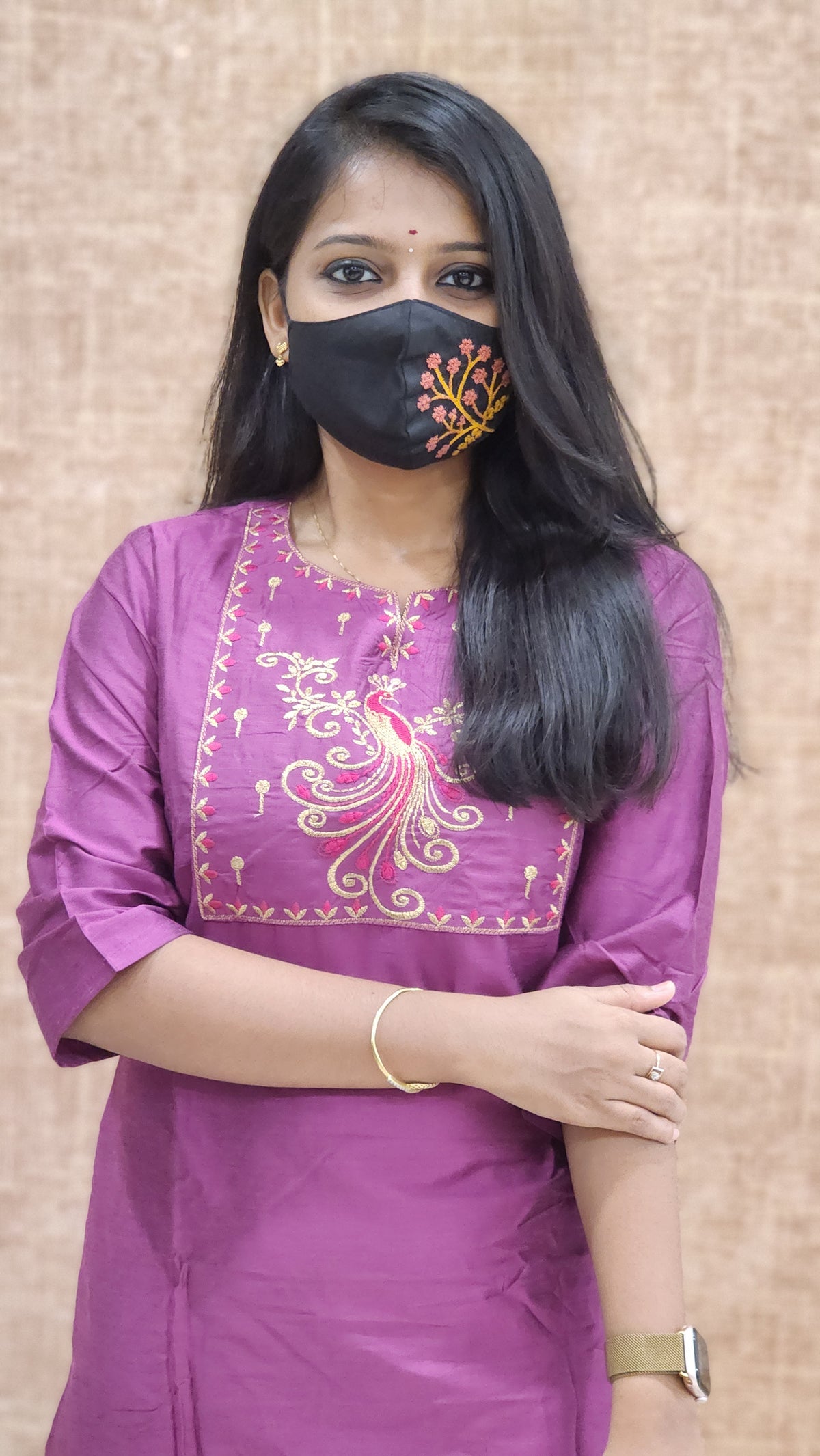 Office Wear - Embroidery (9695)