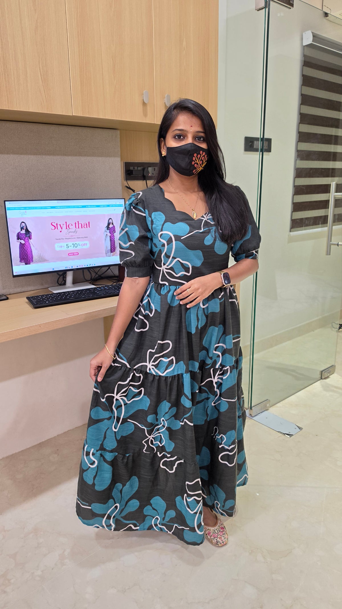 Ruby long maxi gown(11873)