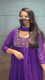 Ethnic Salwar set (Kurti+Dupatta)(11173)