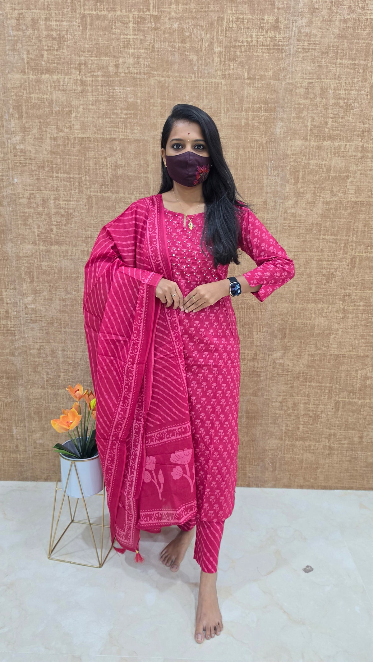 Cotton salwar set (11179)