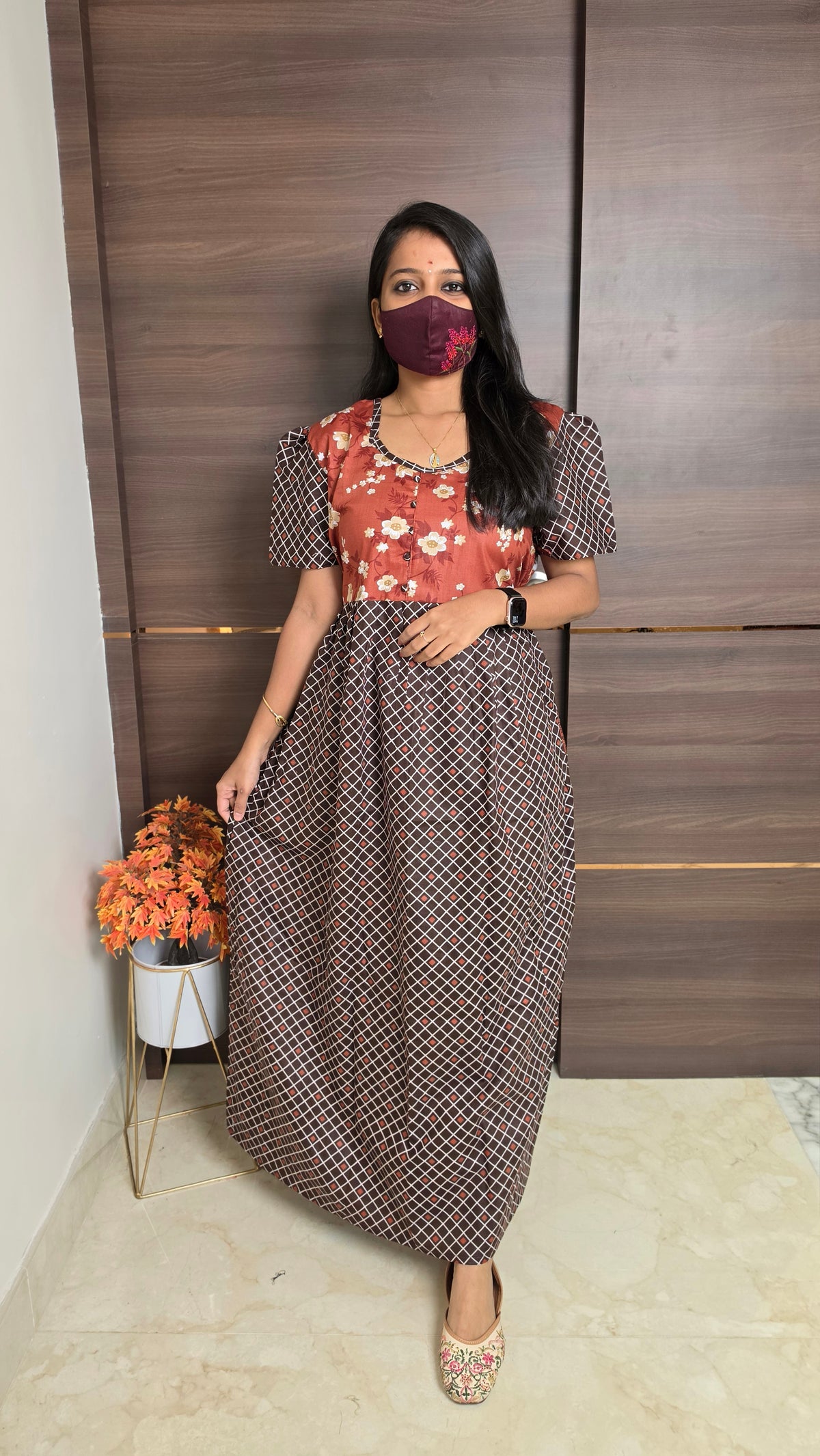 Tulip Frock Nighty(10153)